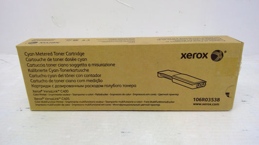 Xerox 106R03538 Cyan Toner Cartridge for VersaLink C400 C405 (Metered)