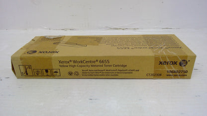 Xerox 106R02750 Yellow Toner Cartridge for WorkCentre 6655 6655i (Metered)