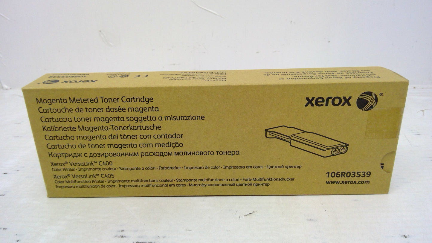 Xerox 106R03539 Magenta Toner Cartridge for VersaLink C400 C405 (Metered)