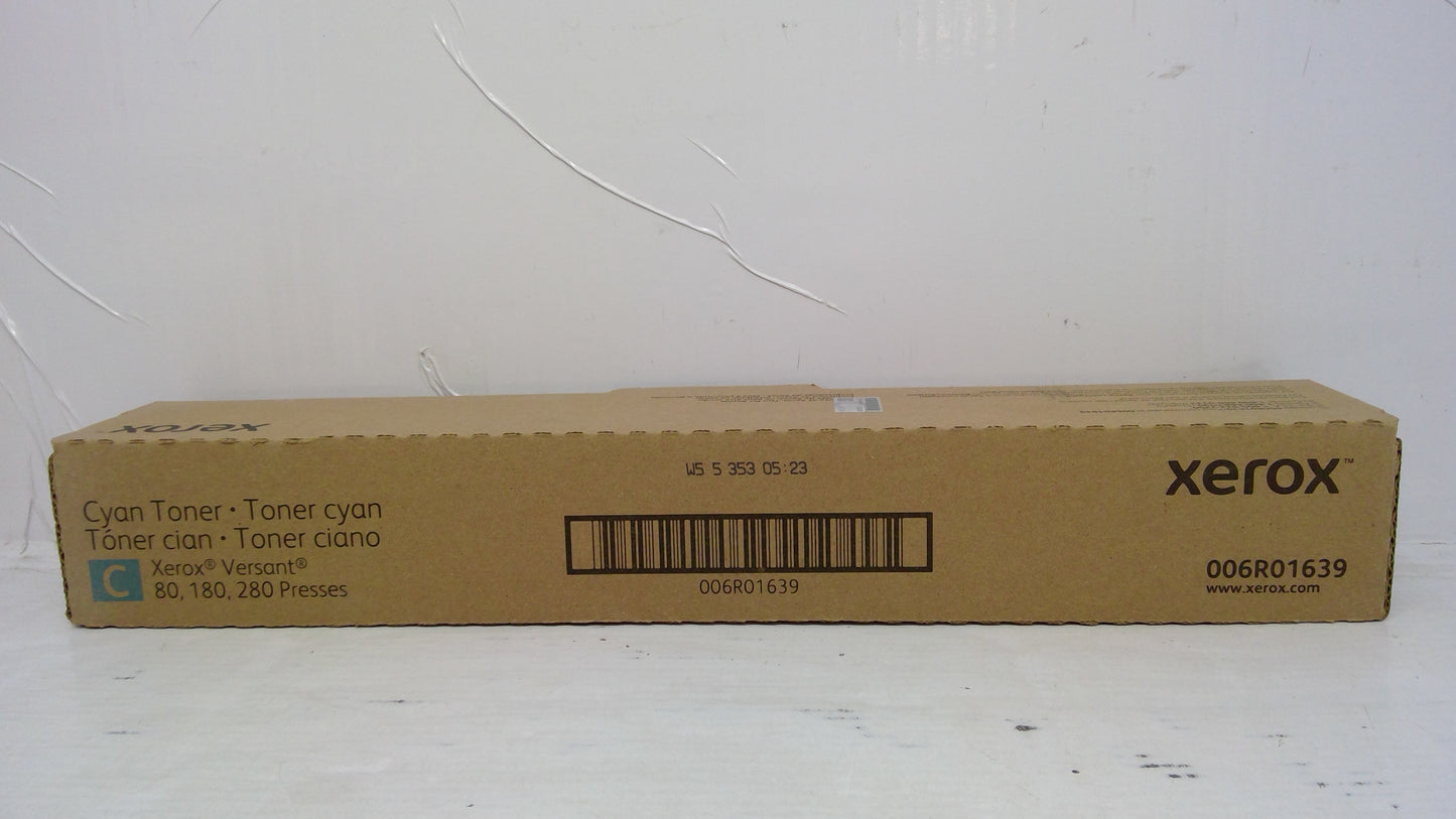 Xerox 006R01639 Cyan Toner Cartridge for Versant 80 180 280 (Metered)