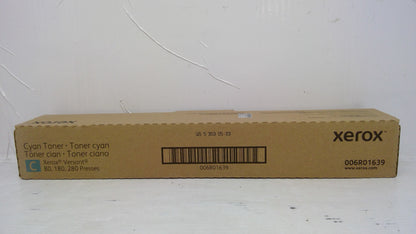 Xerox 006R01639 Cyan Toner Cartridge for Versant 80 180 280 (Metered)
