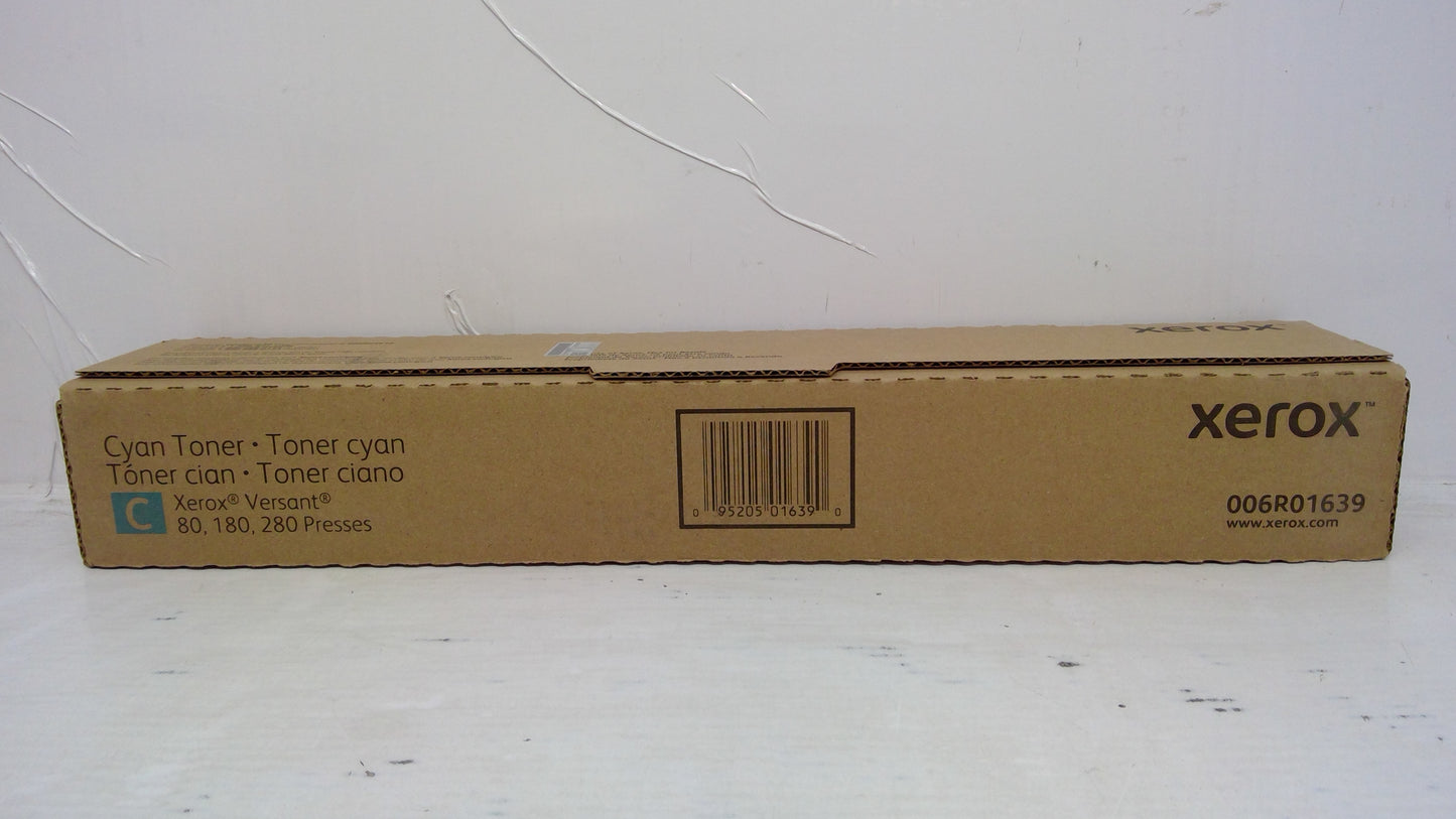 Xerox 006R01639 Cyan Toner Cartridge for Versant 80 180 280 (Metered)