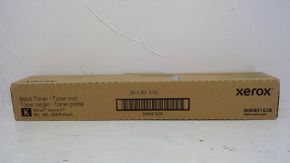 Xerox 006R01638 Black Toner Cartridge for Versant 80 180 280 (Metered)