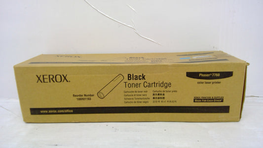 Xerox 106R01163 Black Toner Cartridge Genuine OEM for Phaser 7760