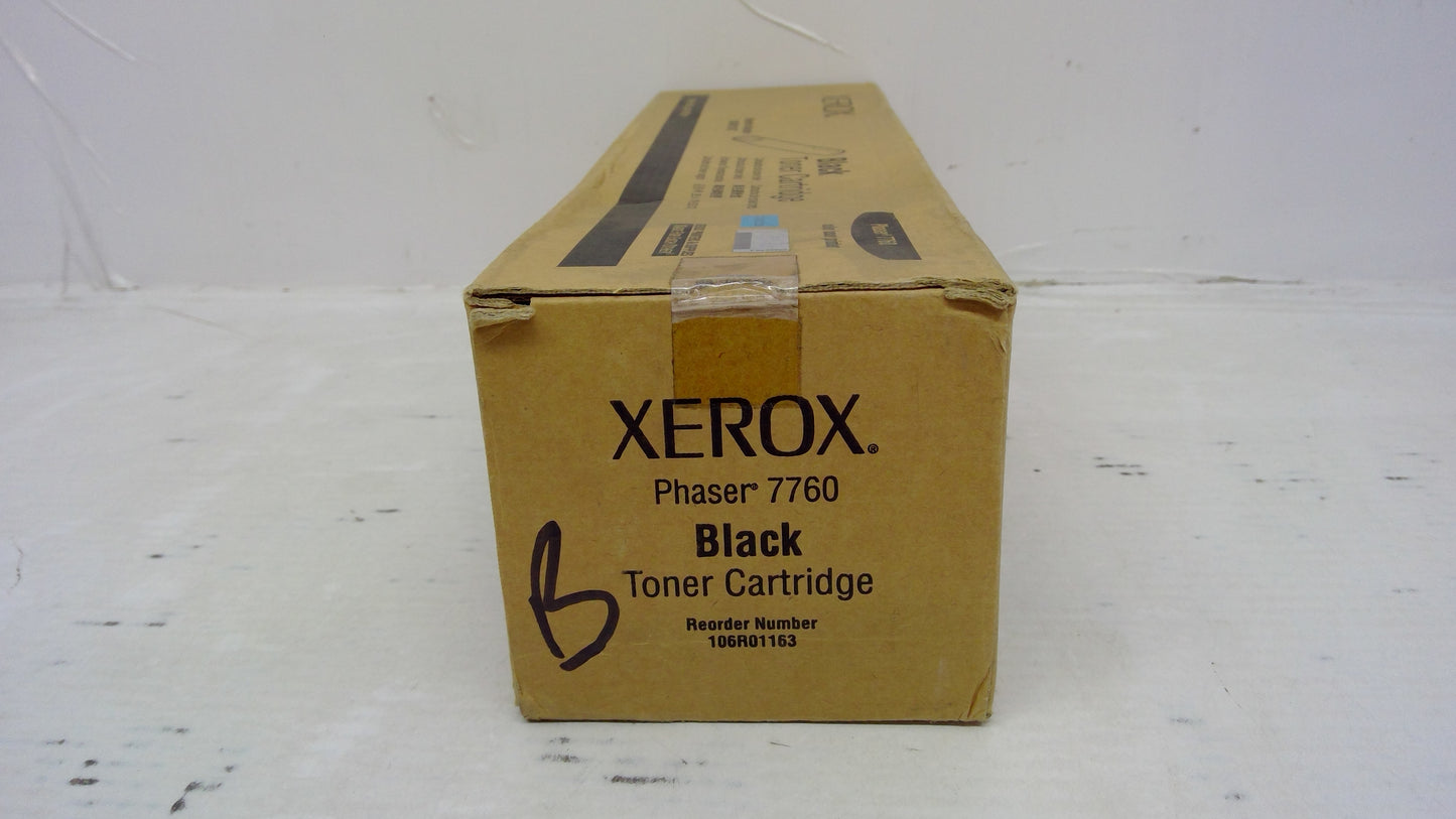 Xerox 106R01163 Black Toner Cartridge Genuine OEM for Phaser 7760