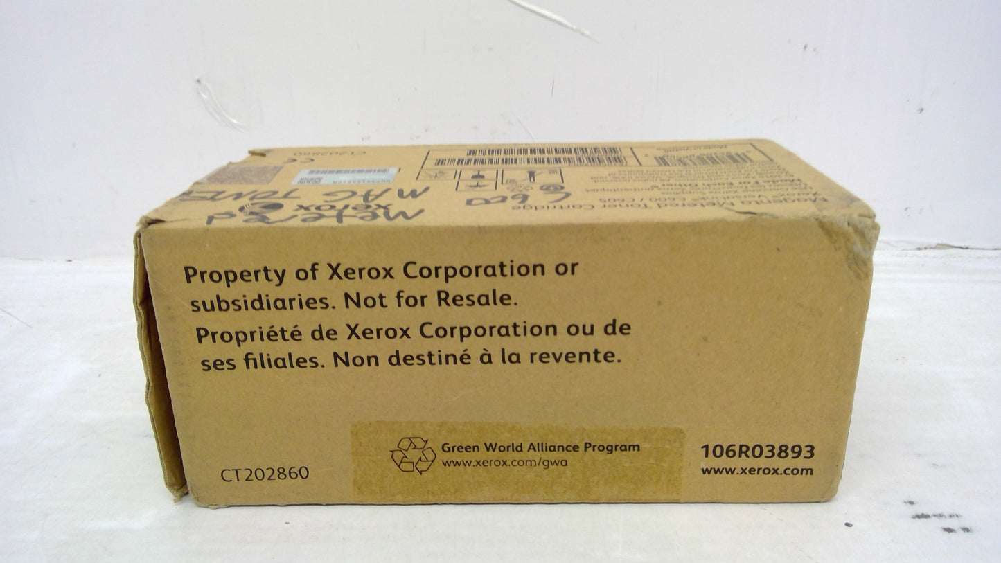 Xerox 106R03893 Magenta Toner Cartridge Genuine OEM for VersaLink C600 C605 (Metered)