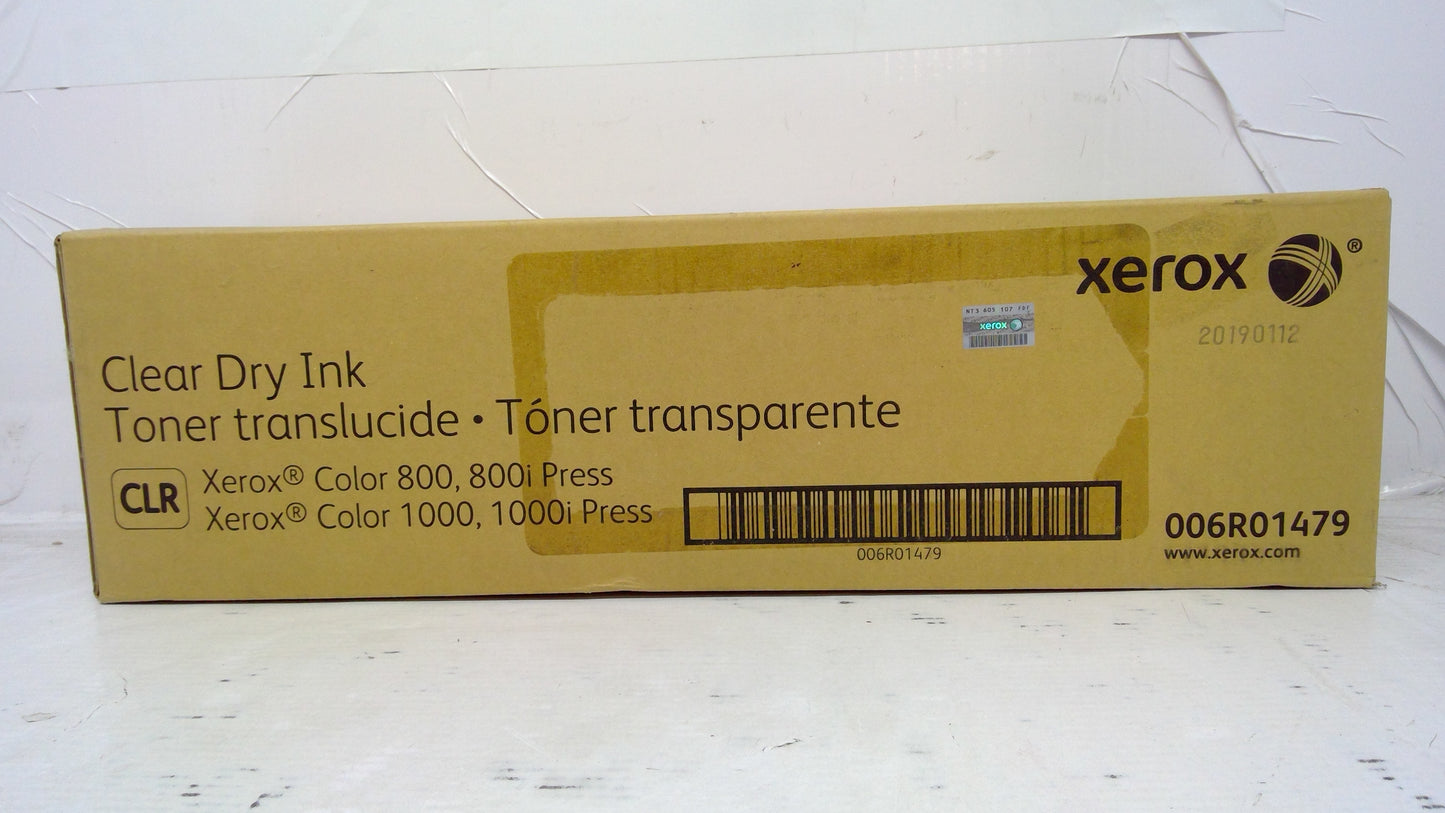 Xerox 006R01479 Clear Dry Ink Toner Cartridge for Color 800 1000 Press