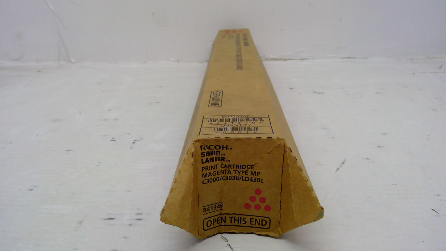 Ricoh 841340 Magenta Toner Cartridge Genuine OEM for MP C2000 C2500 C3000 Savin Lanier