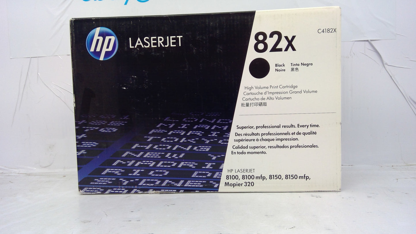 HP C4182X Black Toner Cartridge Genuine OEM for LaserJet 8100 8150 Mopier 320