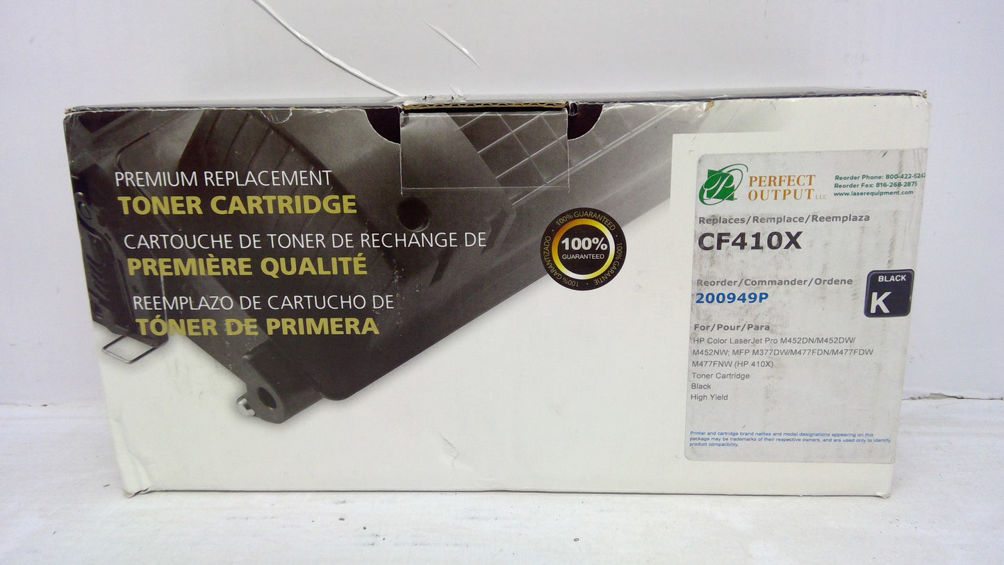 Compatible HP CF410X Black Toner Cartridge for LaserJet Pro M452 M477 | Clover