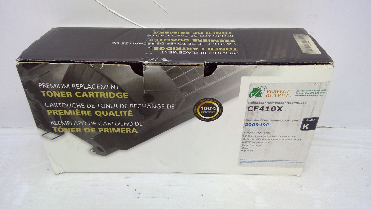 Compatible HP CF410X Black Toner Cartridge for LaserJet Pro M452 M477 | Clover