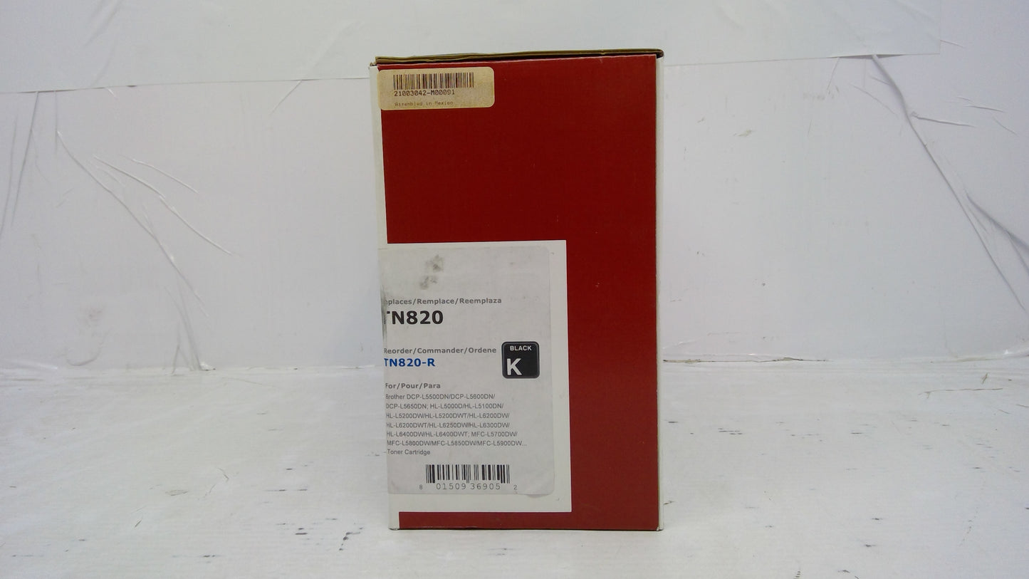 Compatible Brother TN-820 Black Toner Cartridge for HL-L6200 MFC-L5800 | Clover