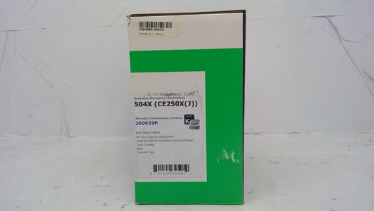Compatible HP CE250X Black Toner Cartridge for Color LaserJet CM3530 CP3525 | Clover