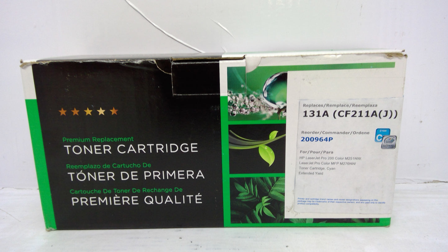 Compatible HP CE211A Cyan Toner Cartridge (131A) for M251 M276 | Clover