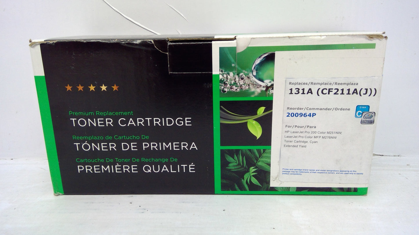 Compatible HP CE211A Cyan Toner Cartridge (131A) for M251 M276 | Clover