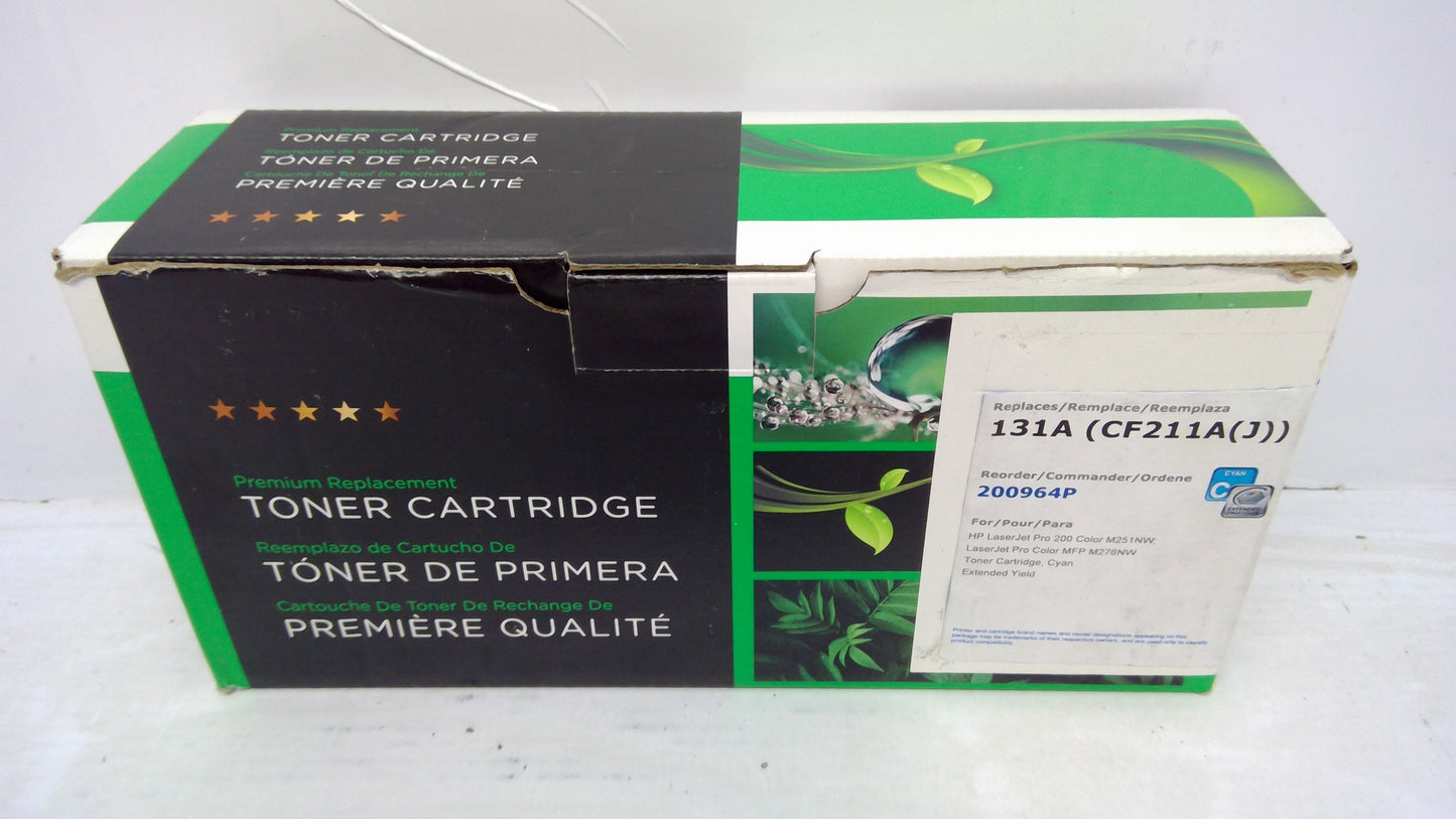 Compatible HP CE211A Cyan Toner Cartridge (131A) for M251 M276 | Clover