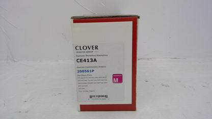 Compatible HP CE413A Magenta Toner Cartridge for LaserJet M452 M477 | Clover
