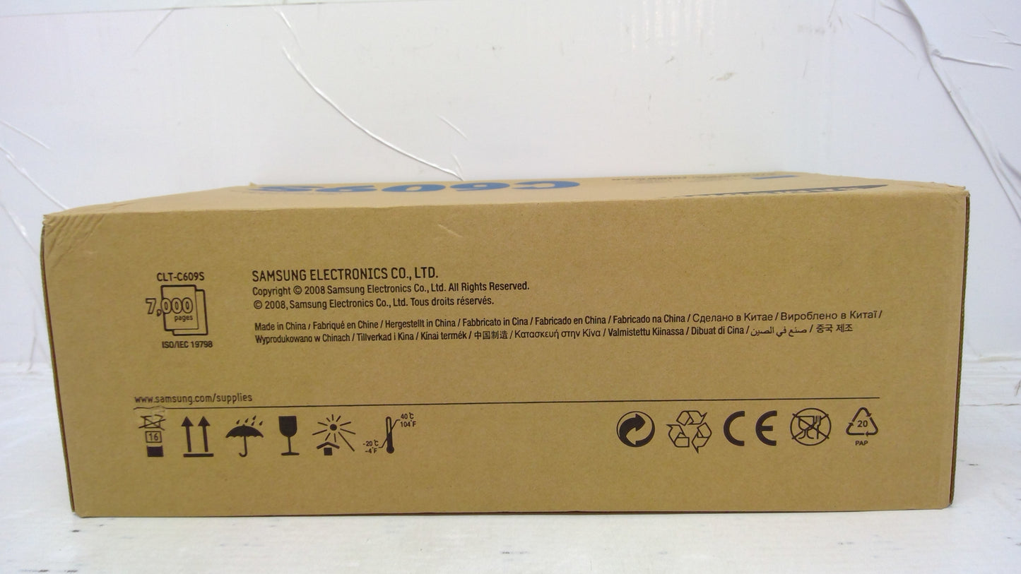 Samsung CLT-C609S Cyan Toner Cartridge Genuine OEM for CLP-770ND CLP-775ND