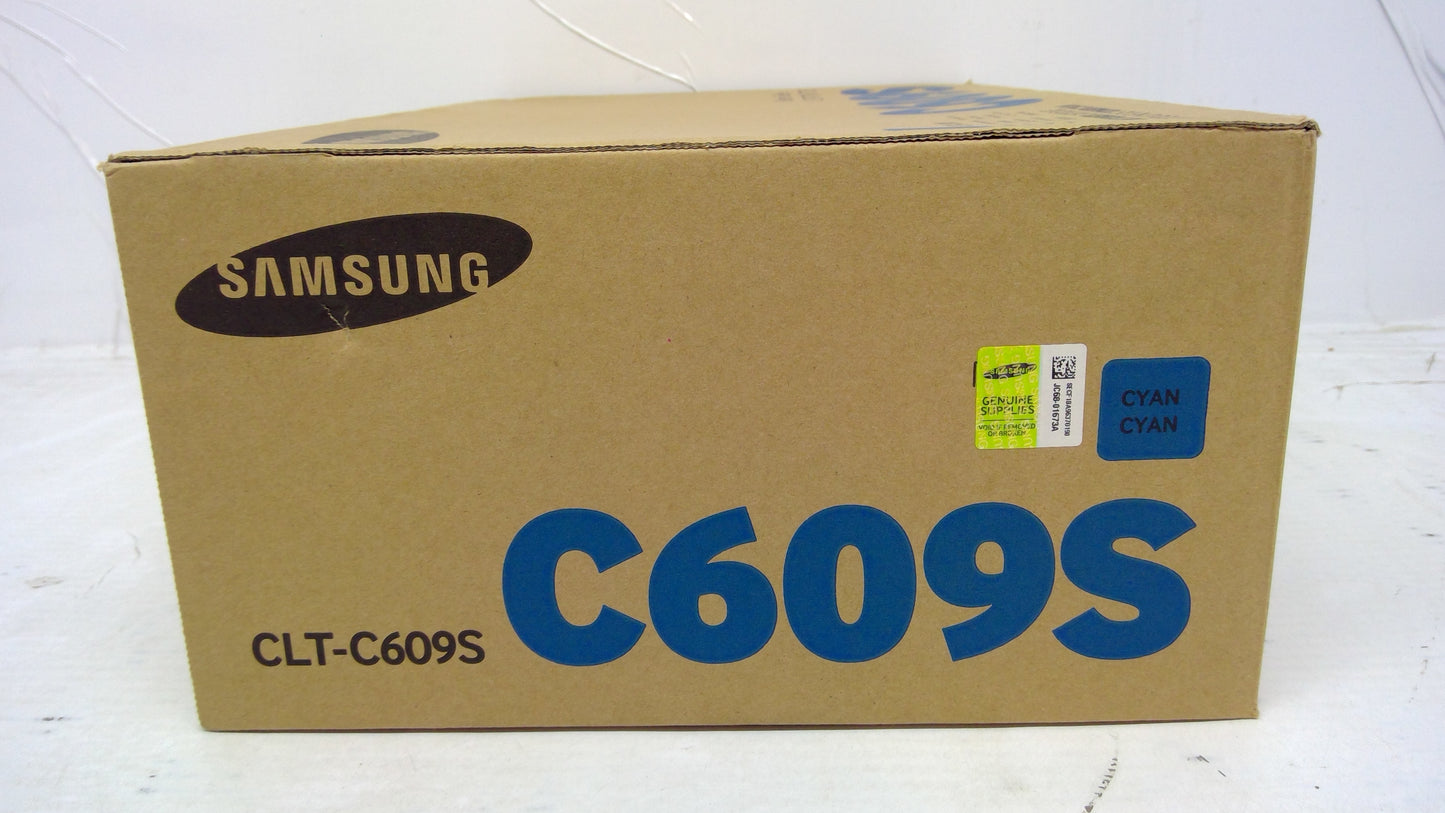 Samsung CLT-C609S Cyan Toner Cartridge Genuine OEM for CLP-770ND CLP-775ND