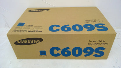 Samsung CLT-C609S Cyan Toner Cartridge Genuine OEM for CLP-770ND CLP-775ND