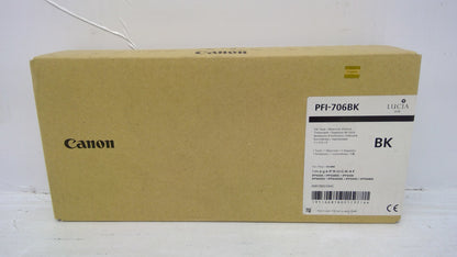 Canon PFI-706BK Black Ink Tank (6681B001AA) for imagePROGRAF iPF8300 iPF8400 iPF9400
