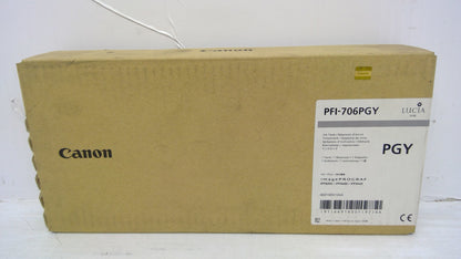 Canon PFI-706PGY Photo Gray Ink Tank (6691B001AA) for imagePROGRAF iPF8300 iPF8400 iPF9400