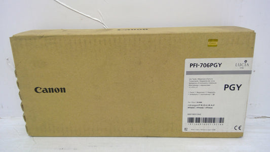 Canon PFI-706PGY Photo Gray Ink Tank (6691B001AA) for imagePROGRAF iPF8300 iPF8400 iPF9400