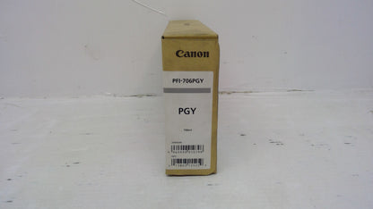 Canon PFI-706PGY Photo Gray Ink Tank (6691B001AA) for imagePROGRAF iPF8300 iPF8400 iPF9400