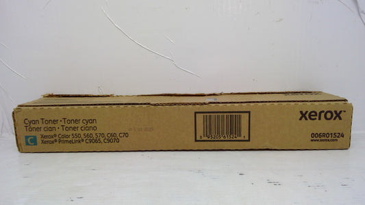 Xerox 006R01524 Cyan Toner Cartridge Genuine OEM for Color 550 560 570 C60 C70 PrimeLink C9065 C9070 (Clearance)