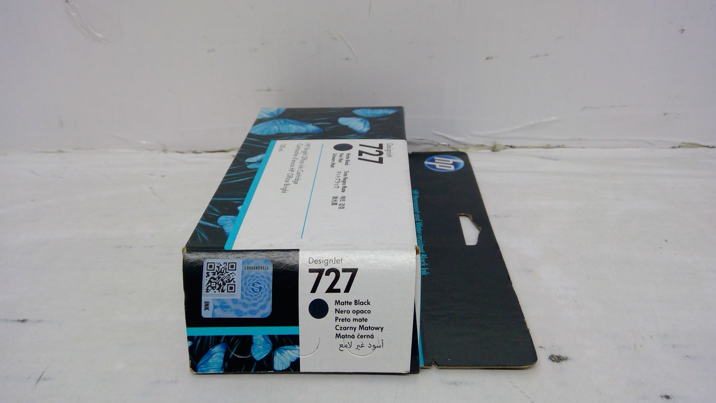 Genuine HP B3P22A (727) Matte Black Ink Cartridge *EXPIRED FEB 2024*