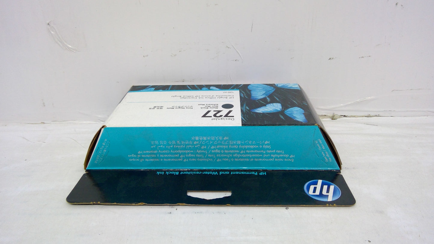 Genuine HP B3P22A (727) Matte Black Ink Cartridge *EXPIRED FEB 2024*