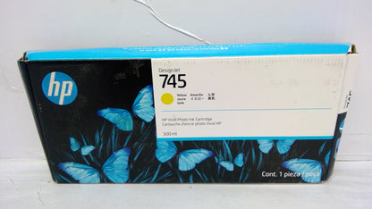 Genuine HP F9K02A (745) Yellow Ink Cartridge *EXPIRED MAR 2025*
