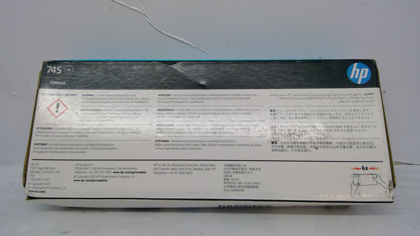 Genuine HP F9K04A (745) Photo Black Ink Cartridge *EXPIRED AUG 2025*