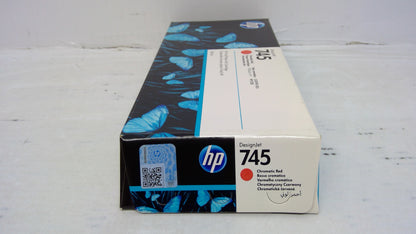 Genuine HP F9K06A (745) Chromatic Red Ink Cartridge *EXPIRED JULY 2023*