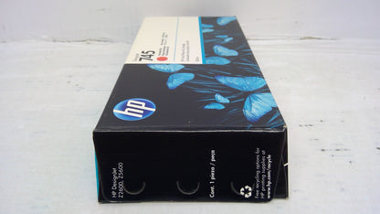 Genuine HP F9K06A (745) Chromatic Red Ink Cartridge *EXPIRED JULY 2023*