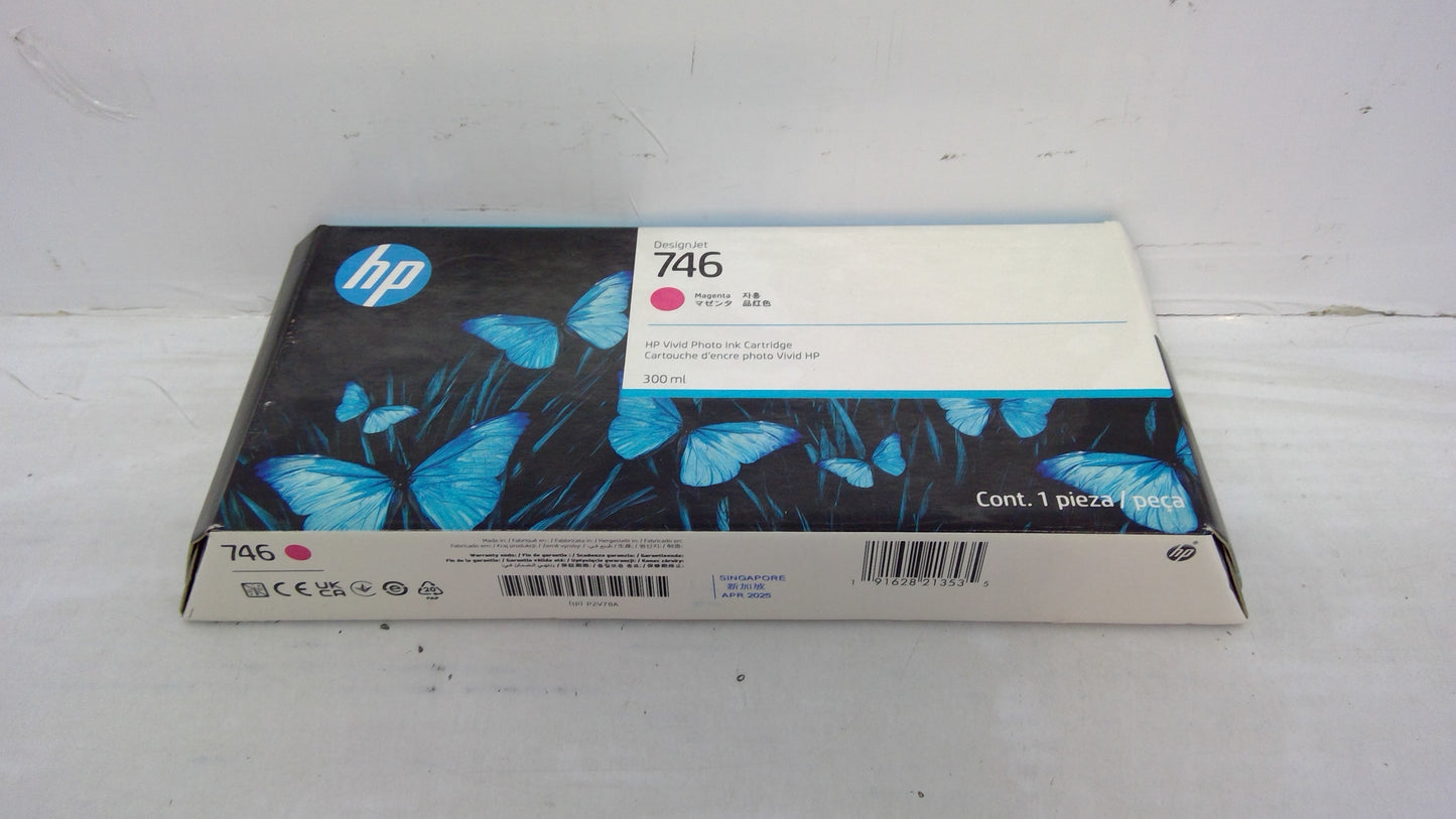 Genuine HP DesignJet P2V78A (746) Magenta Ink Cartridge (EXPIRED APR 2025)