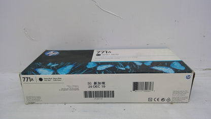 Genuine HP DesignJet B6Y15A (771A) Matte Black Ink Cartridge
