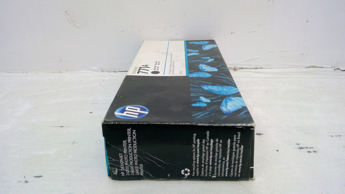 Genuine HP DesignJet B6Y15A (771A) Matte Black Ink Cartridge