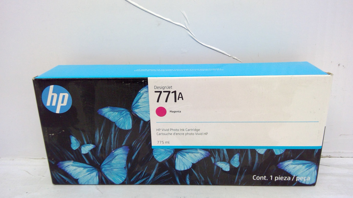 Genuine HP DesignJet B6Y17A (771A) Magenta Ink Cartridge