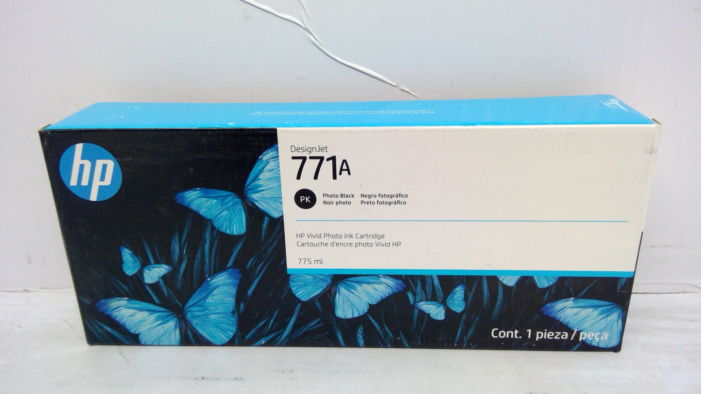 Genuine HP DesignJet 771A (B6Y21A) Photo Black Ink Cartridge