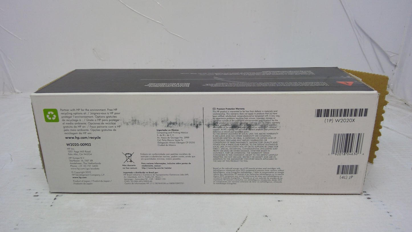 Genuine HP W2020X (414X) Black Toner Cartridge *OPEN BOX*