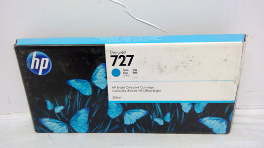 Genuine HP F9J76A (727) Cyan Ink Cartridge *EXPIRED AUG 2025*
