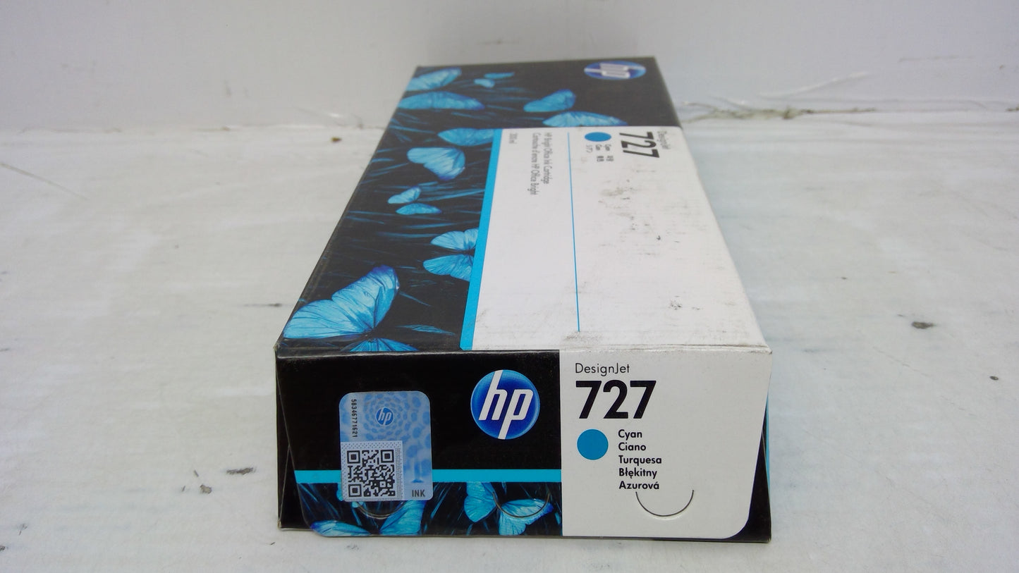 Genuine HP F9J76A (727) Cyan Ink Cartridge *EXPIRED AUG 2025*
