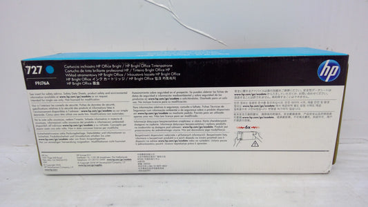 Genuine HP F9J76A (727) Cyan Ink Cartridge *EXPIRED AUG 2025*