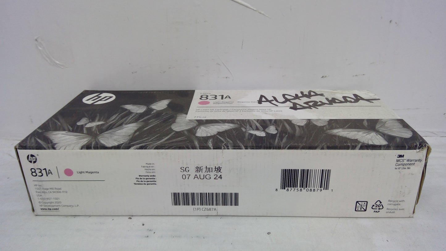 Genuine HP 831A (CZ687A) Light Magenta Latex Ink *EXPIRED AUG 2024*