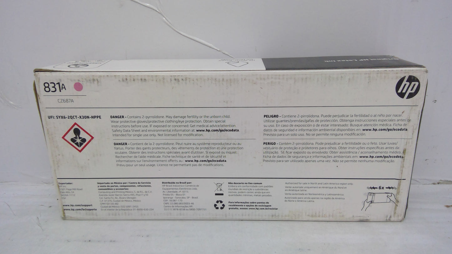 Genuine HP 831A (CZ687A) Light Magenta Latex Ink *EXPIRED AUG 2024*