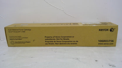 Genuine Xerox 106R03756/106R3756 *METERED* Cyan Toner for VersaLink C7000