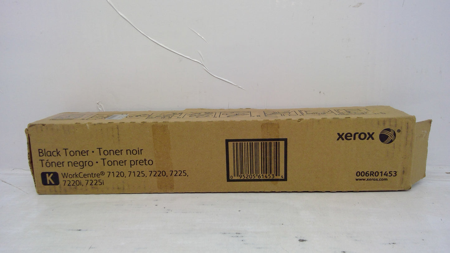 Genuine Xerox 006R01453/6R1453 METERED Black Toner *OPEN BOX* for WorkCentre 7120/7125/7220