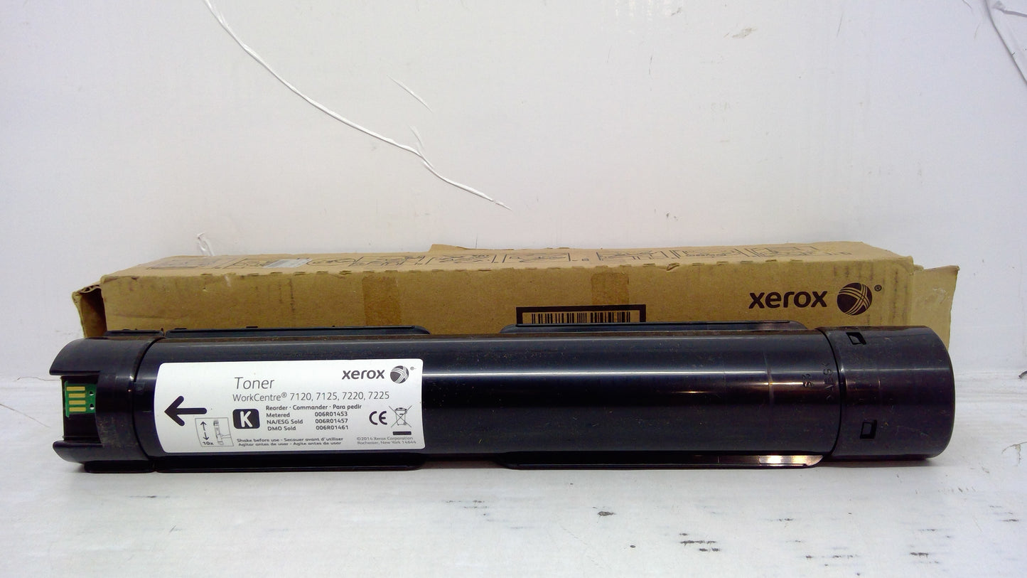 Genuine Xerox 006R01453/6R1453 METERED Black Toner *OPEN BOX* for WorkCentre 7120/7125/7220