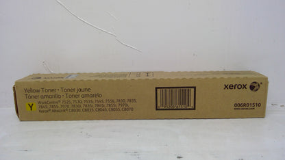 Genuine Xerox 006R01510/6R1510 METEREDYellow Toner *OPEN BOX* for WorkCentre 7525, 7530, 7535, 7545